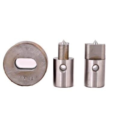 Razník a matrice pro děrovadlo DP100 - oválné otvory